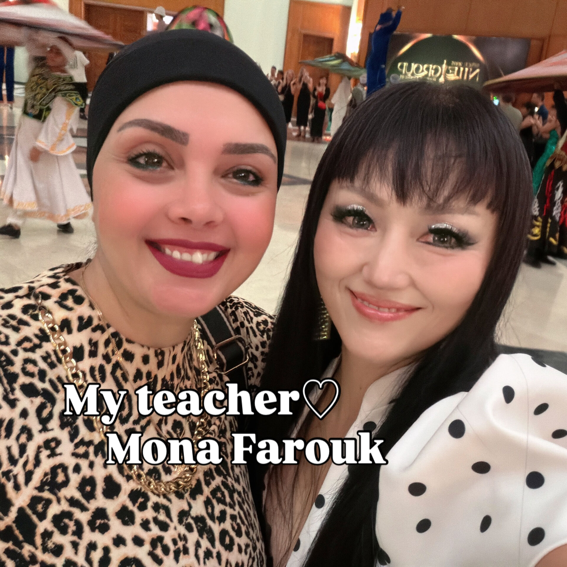 My teacherMona先生と❤️